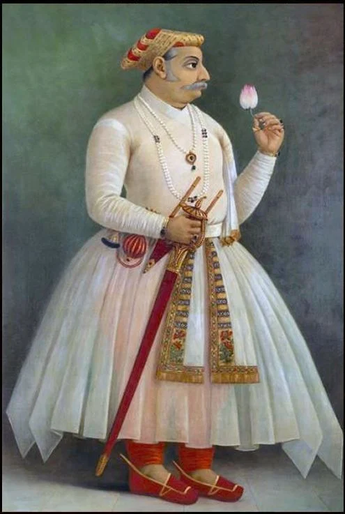 Maharana Raj Singh I — later painted portrait