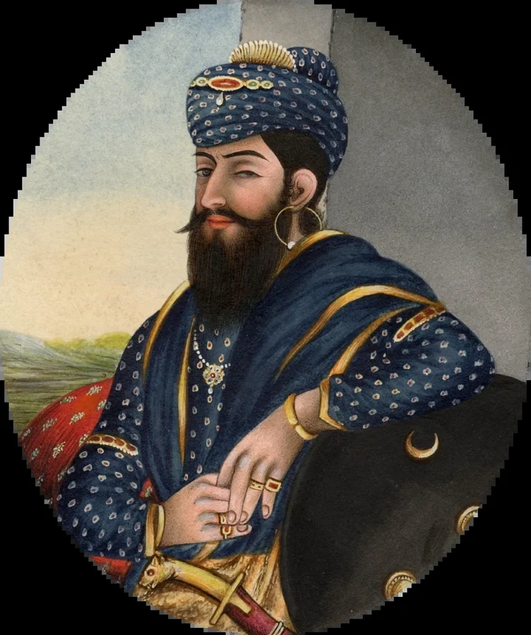 Maharaja Ranjit Singh — historical painted portrait